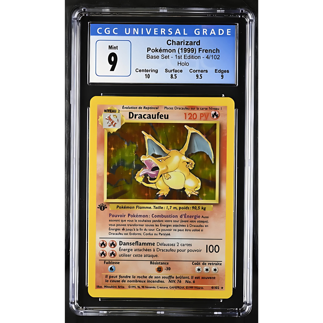 1999 Pokémon Base Set Charizard 1st Edition (French) – Collecto Archive