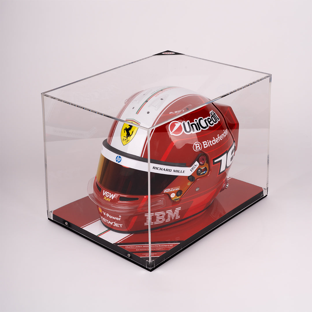 Charles Leclerc Ferrari Imola 2025 Helmet – Limited Edition Replica