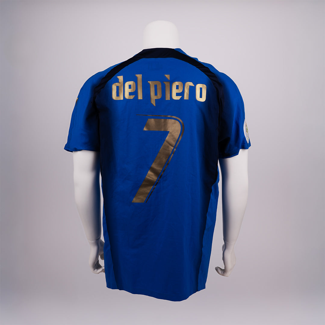 Alessandro Del Piero Signed Italy 2006 World Cup Shirt