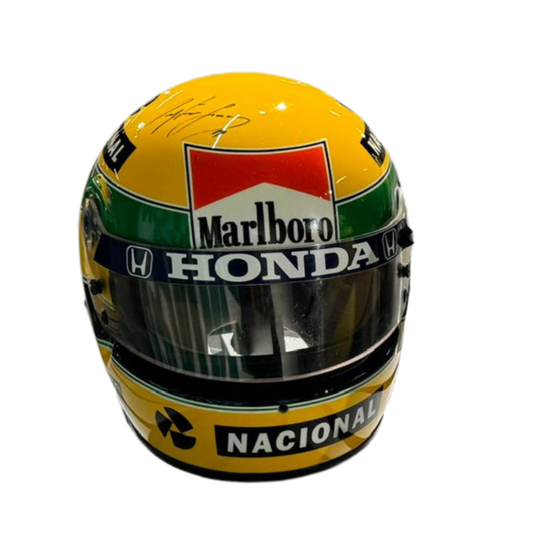 Ayrton Senna – Casco indossato in gara e autografato, Gran Premio di Adelaide del 1989