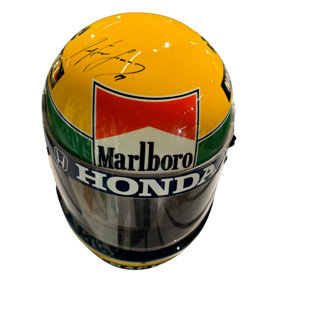 Ayrton Senna – Casco indossato in gara e autografato, Gran Premio di Adelaide del 1989