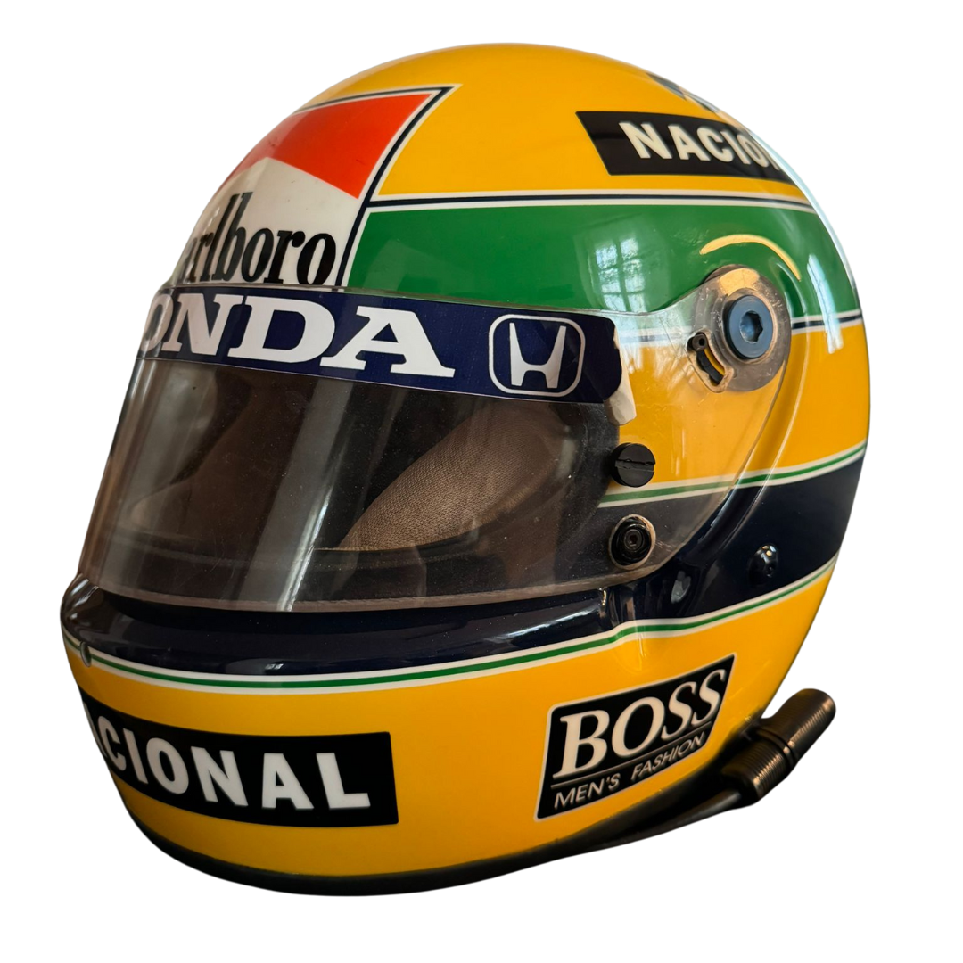 Ayrton Senna – Casco indossato in gara e autografato, Gran Premio di Adelaide del 1989