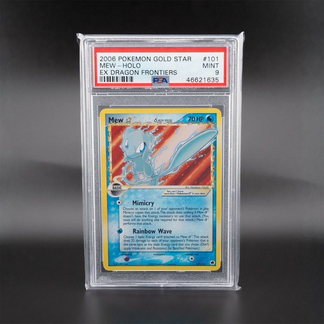 Mew Gold Star – EX Dragon Frontiers (PSA 9)