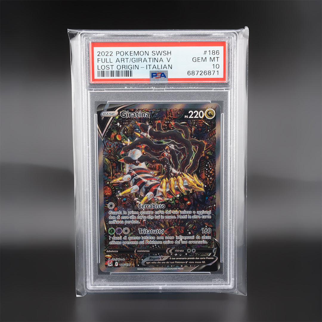 Giratina V – Lost Origin (ITA) Full Art #186 – PSA 10 GEM MINT