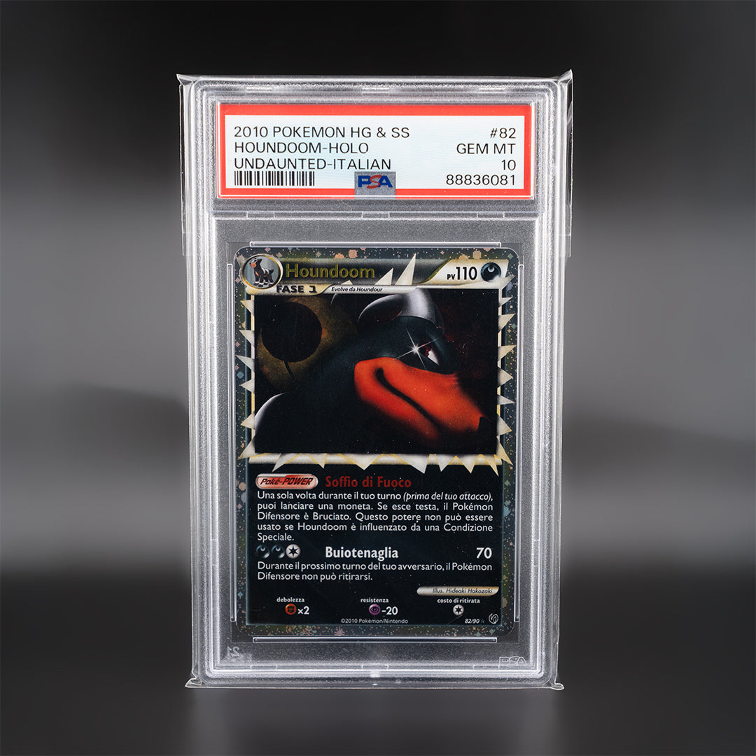 Houndoom Prime – Italian HGSS Trio (PSA 10 POP 1 + BGS 9.5 ×2 POP 2)