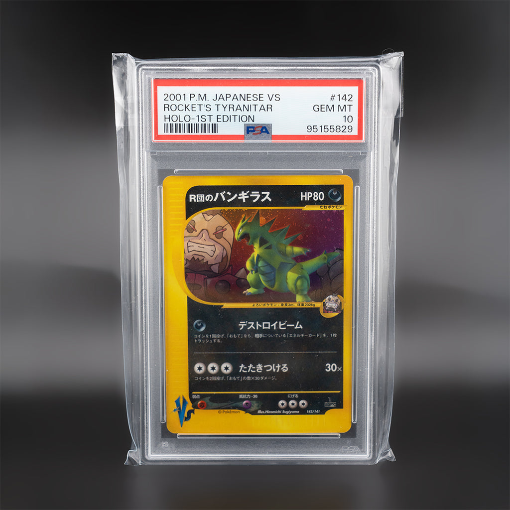 Tyranitar del Rocket – Pokémon VS 1a Edizione Holo (#142) – PSA 10 GEM MINT