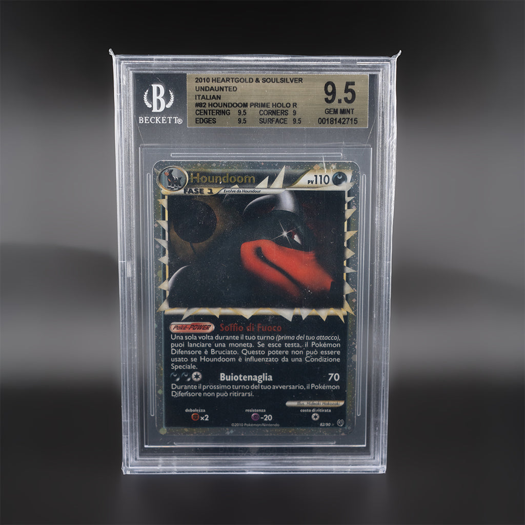Houndoom Prime – Italian HGSS Trio (PSA 10 POP 1 + BGS 9.5 ×2 POP 2)