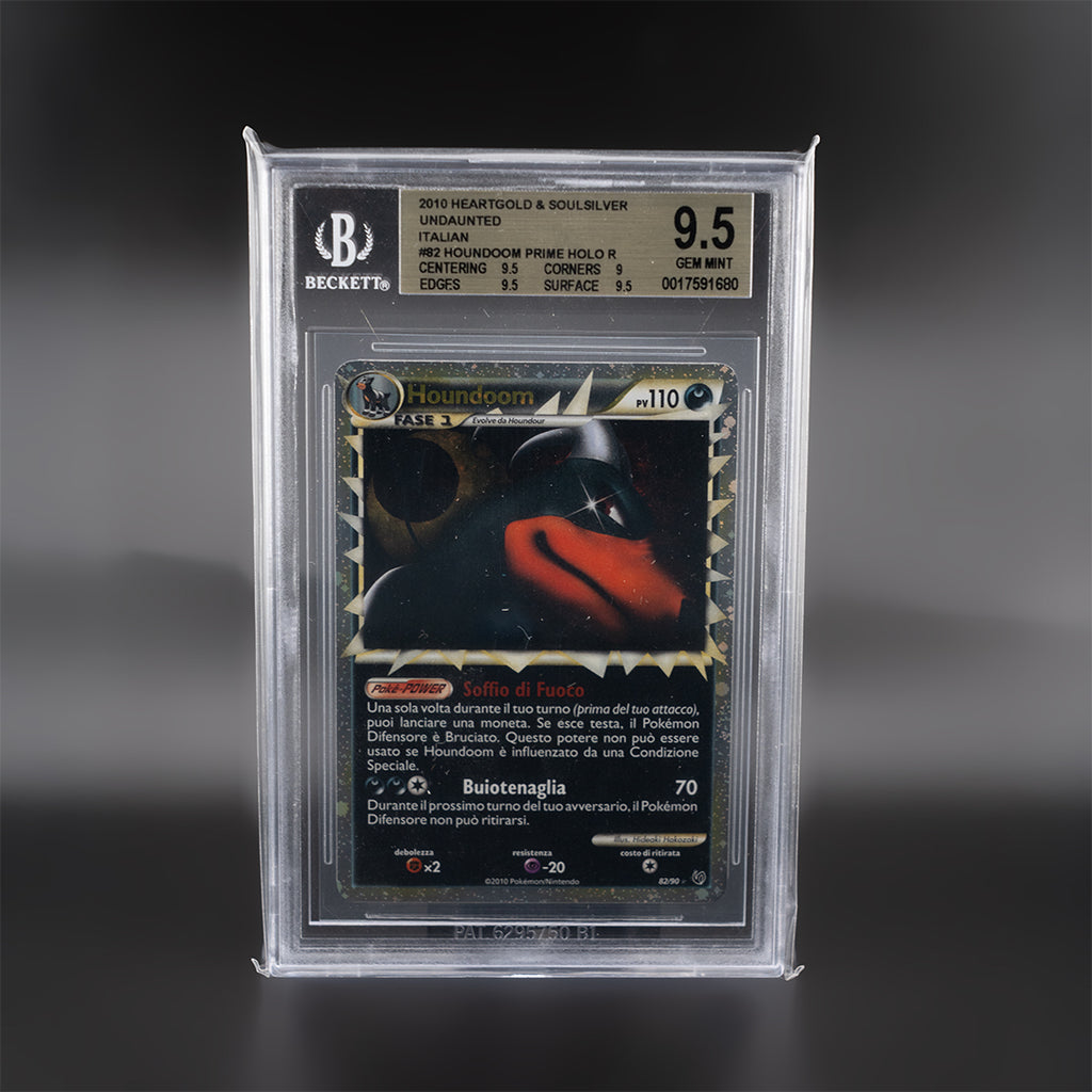 Houndoom Prime – Italian HGSS Trio (PSA 10 POP 1 + BGS 9.5 ×2 POP 2)