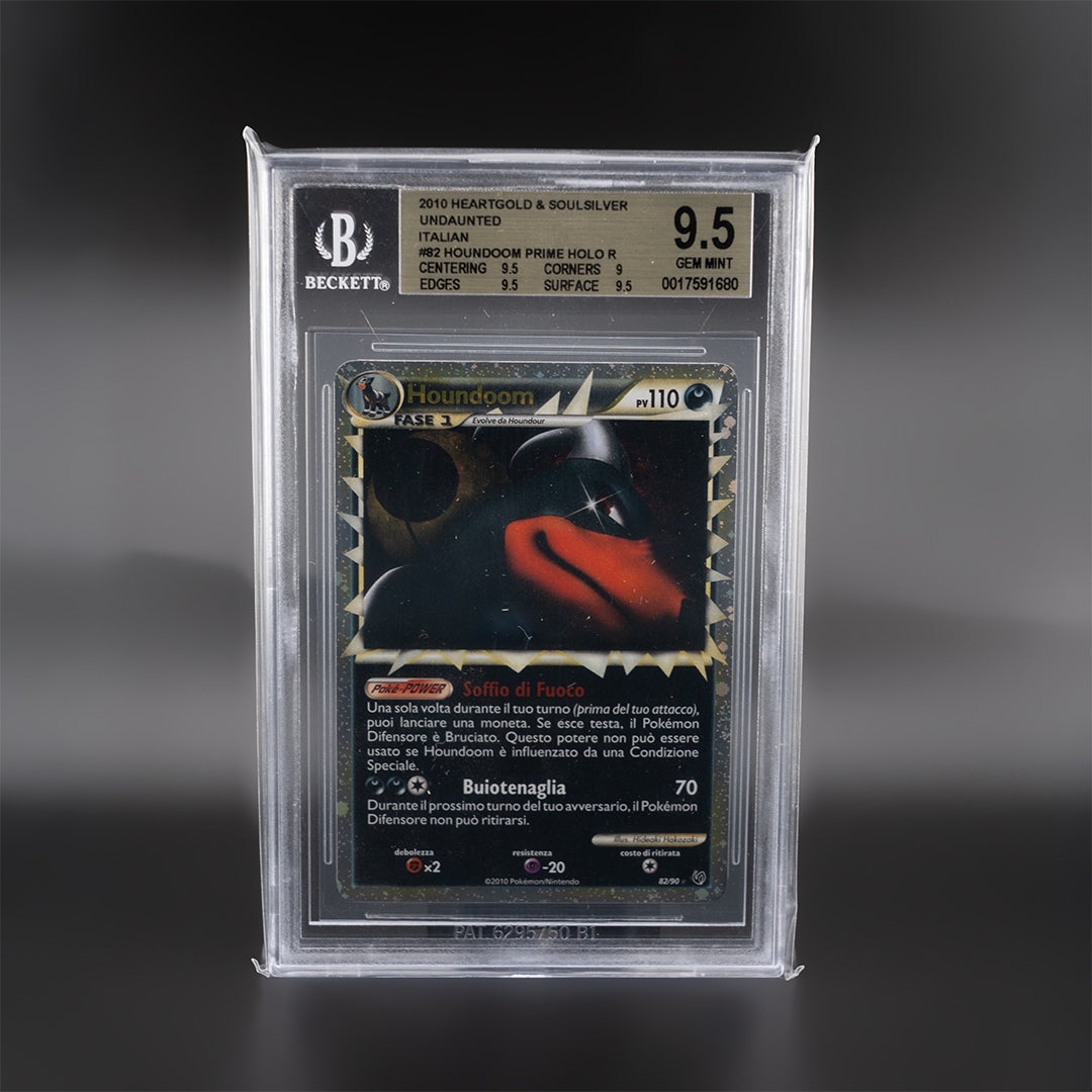 Houndoom Prime – Italian HGSS Trio (PSA 10 POP 1 + BGS 9.5 ×2 POP 2)