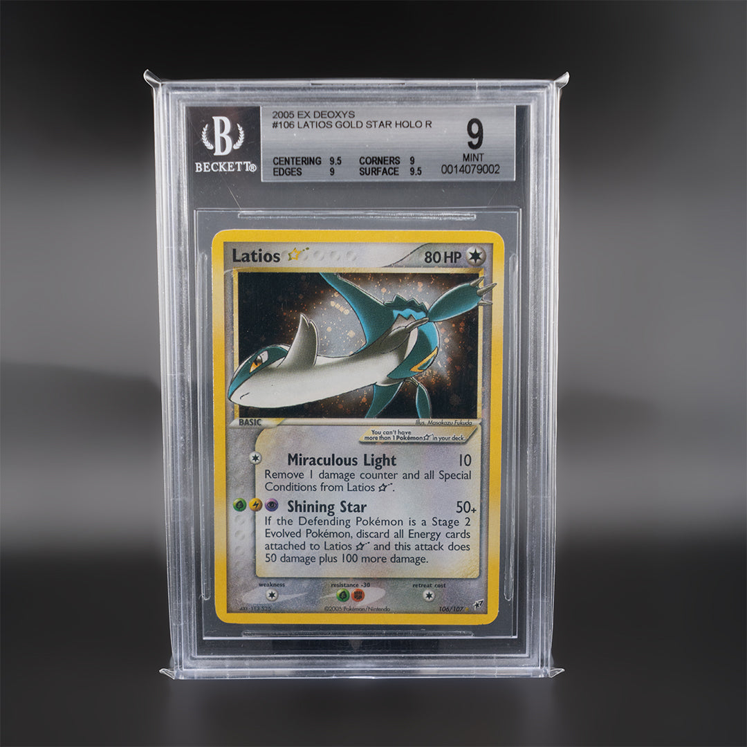 Latios Gold Star – EX Deoxys (2005) – BGS 9 MINT