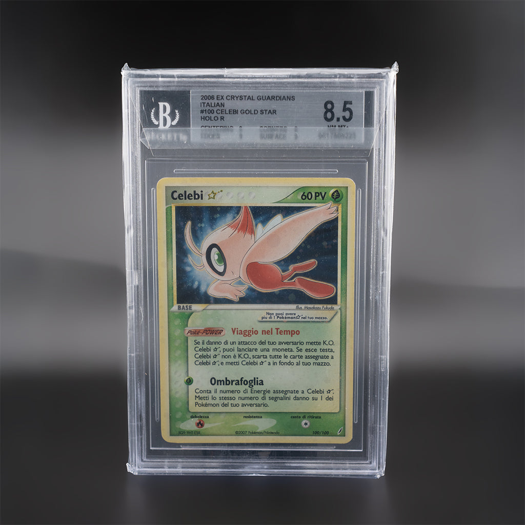Celebi Gold Star – EX Crystal Guardians (2006) – BGS 8.5