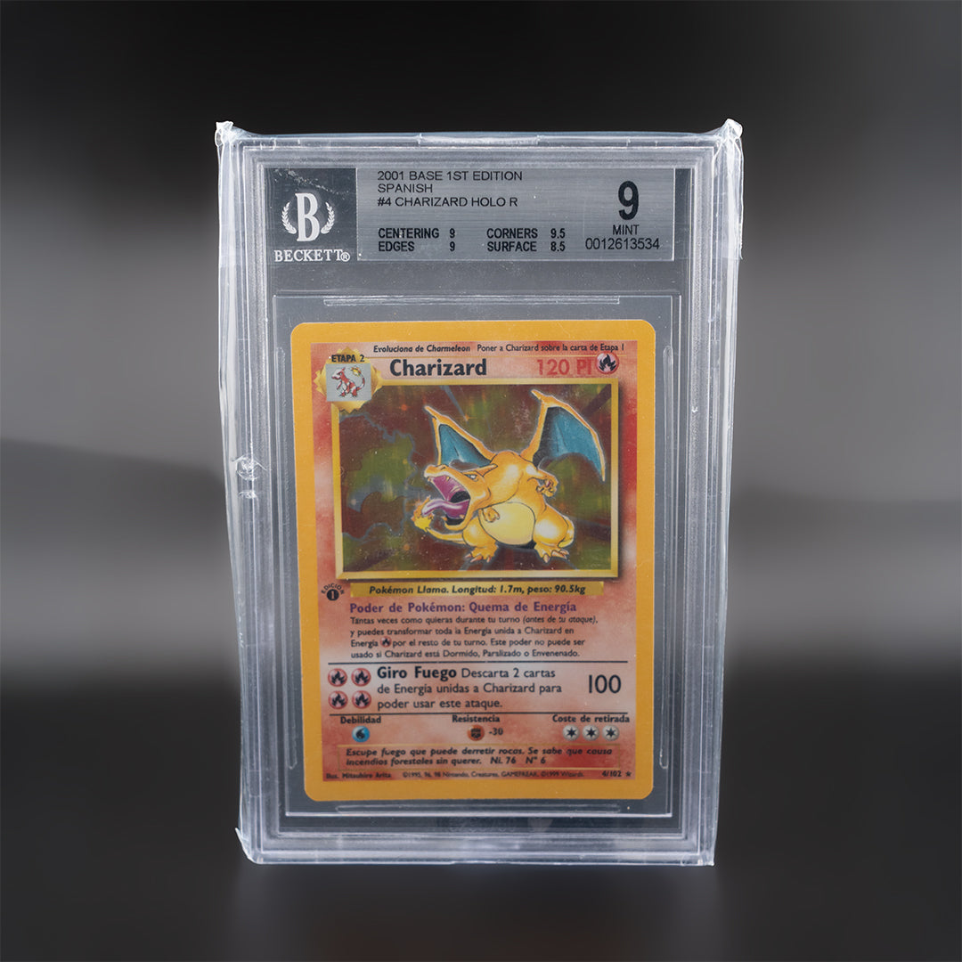 Charizard 1st Edition Spanish – Base Set (2001) | BGS 9 MINT