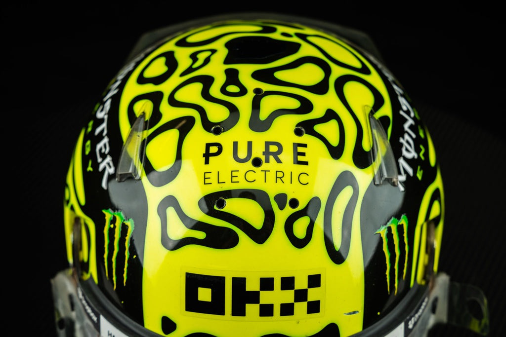 Lando Norris – Casco usato in gara nel 2024