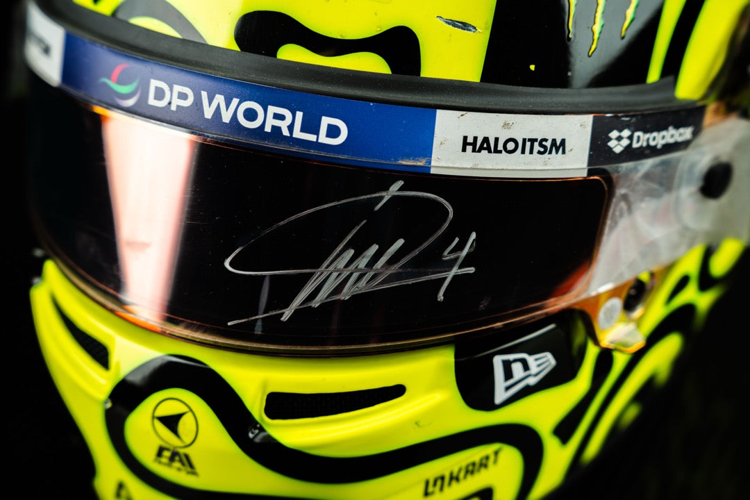 Lando Norris – Casco usato in gara nel 2024