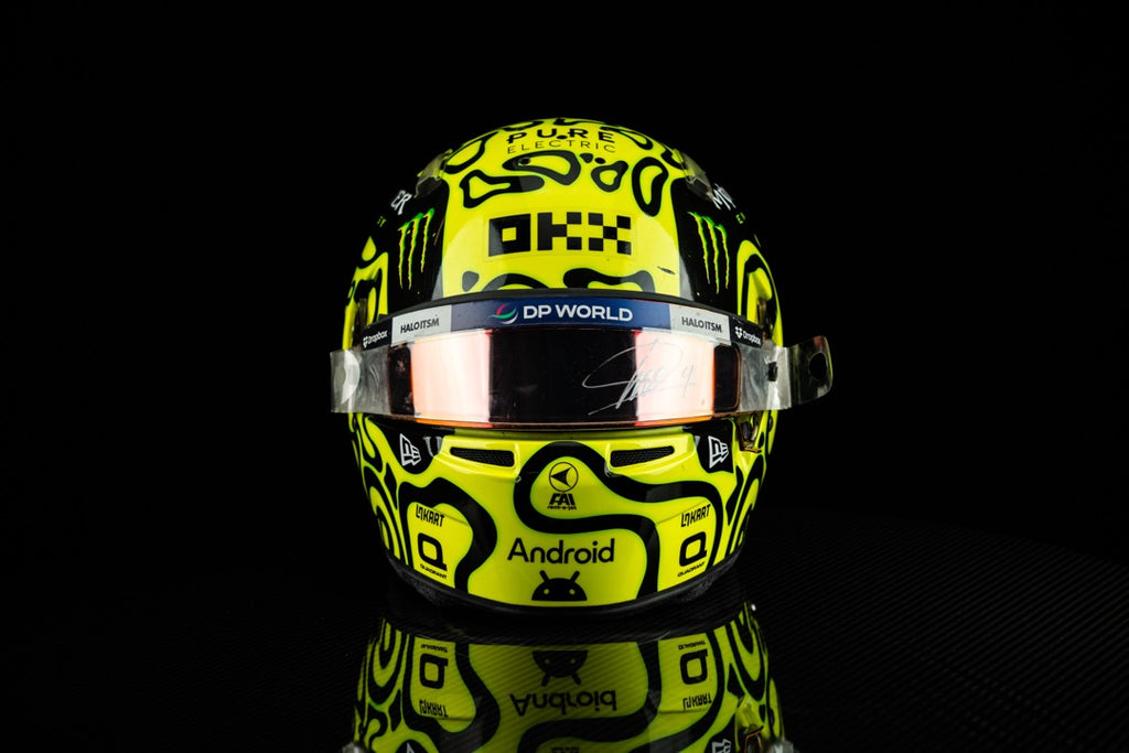 Lando Norris – Casco usato in gara nel 2024