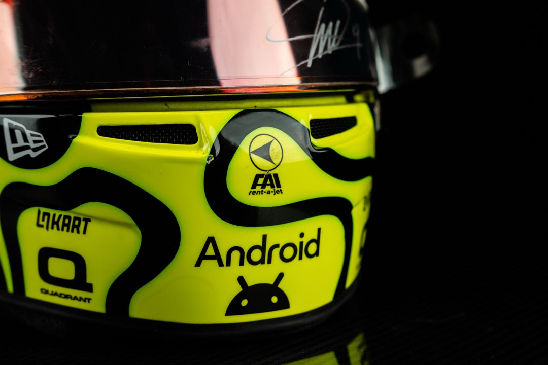 Lando Norris – Casco usato in gara nel 2024