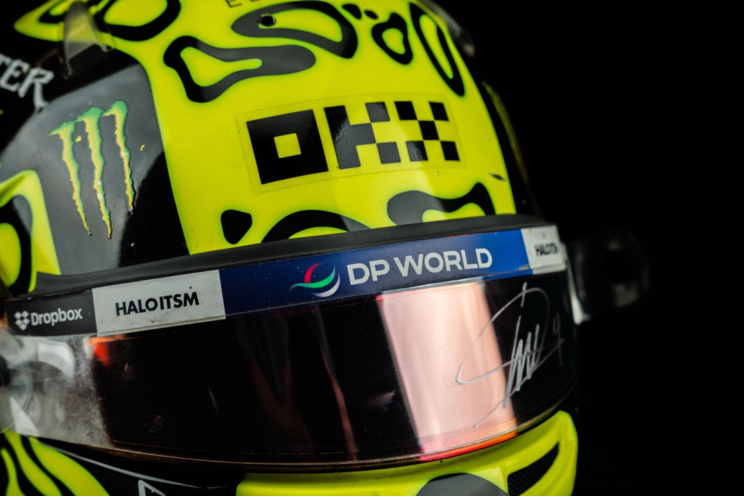Lando Norris – Casco usato in gara nel 2024