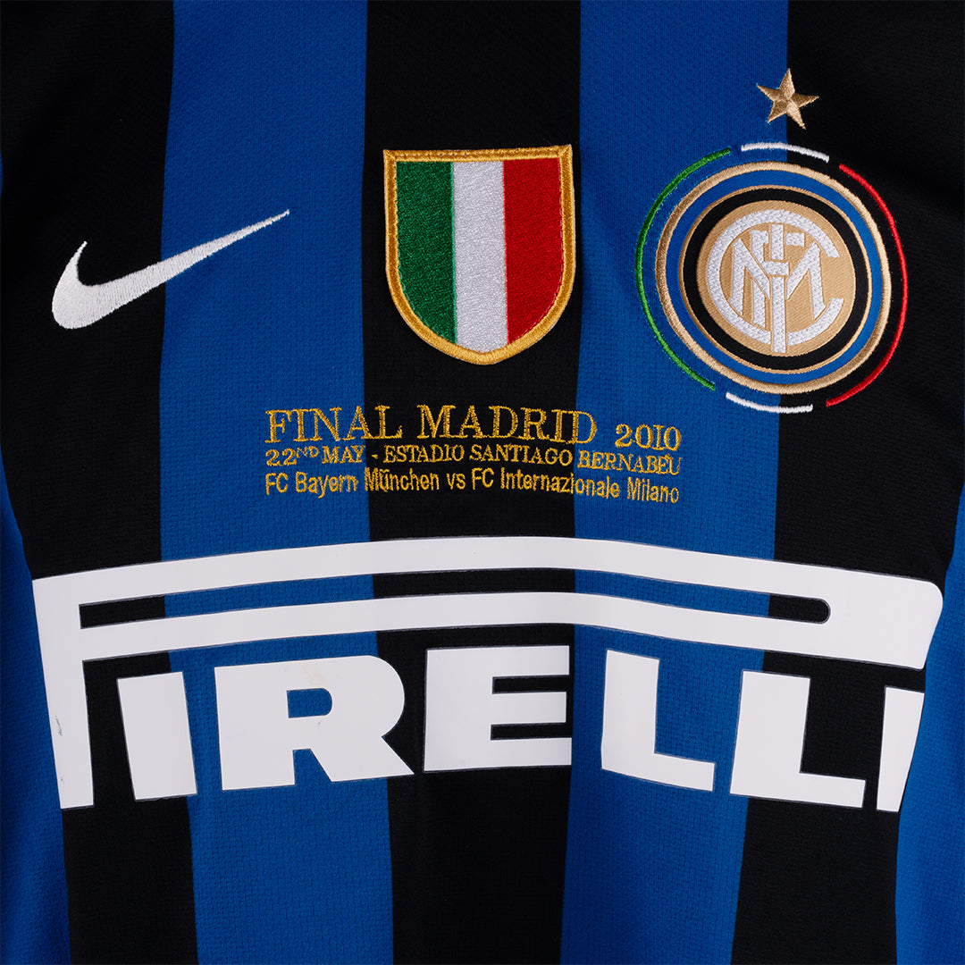Diego Milito Signed Inter Shirt – 2010 UEFA Champions League Final