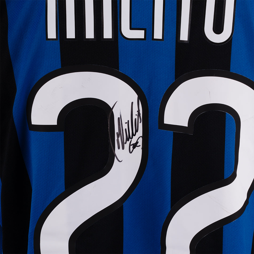 Diego Milito Signed Inter Shirt – 2010 UEFA Champions League Final