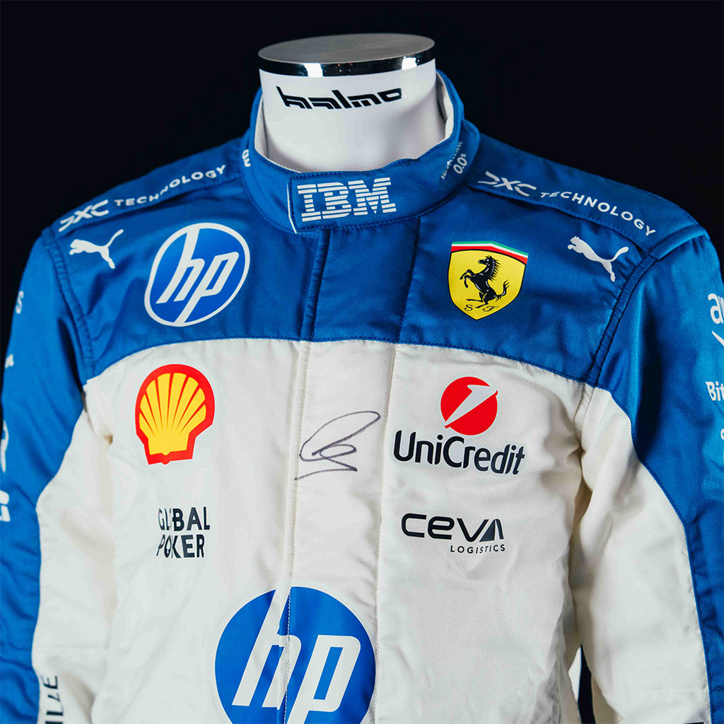 Lewis Hamilton Ferrari Race Suit – Miami 2025