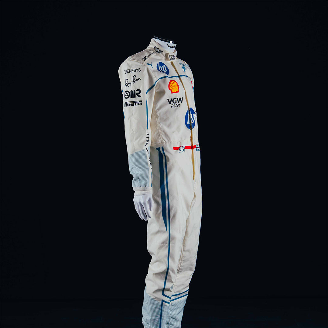 Tuta da gara Ferrari di Charles Leclerc – Qualifiche GP Monaco 2025