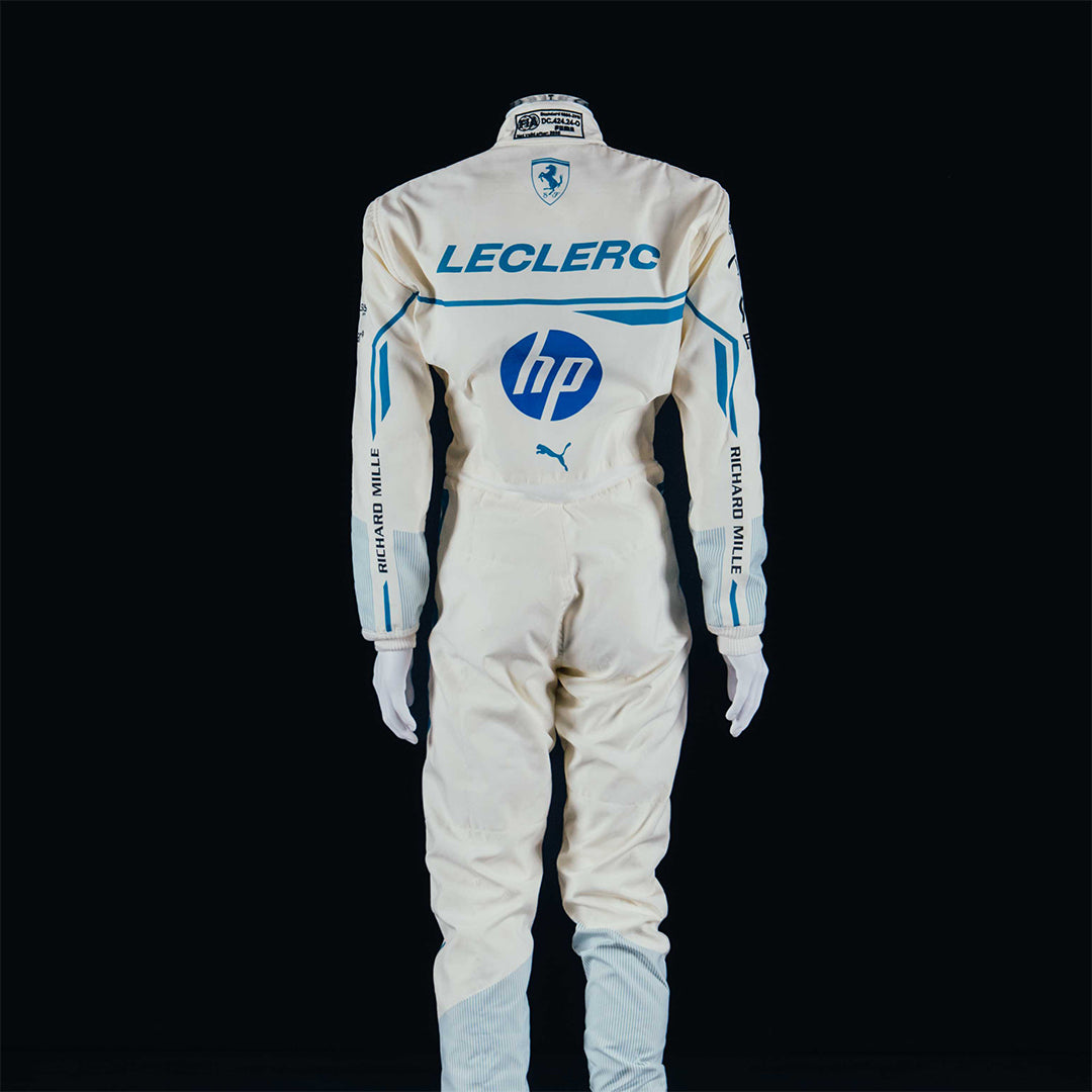 Charles Leclerc Ferrari race suit – Monaco GP 2025 qualifying