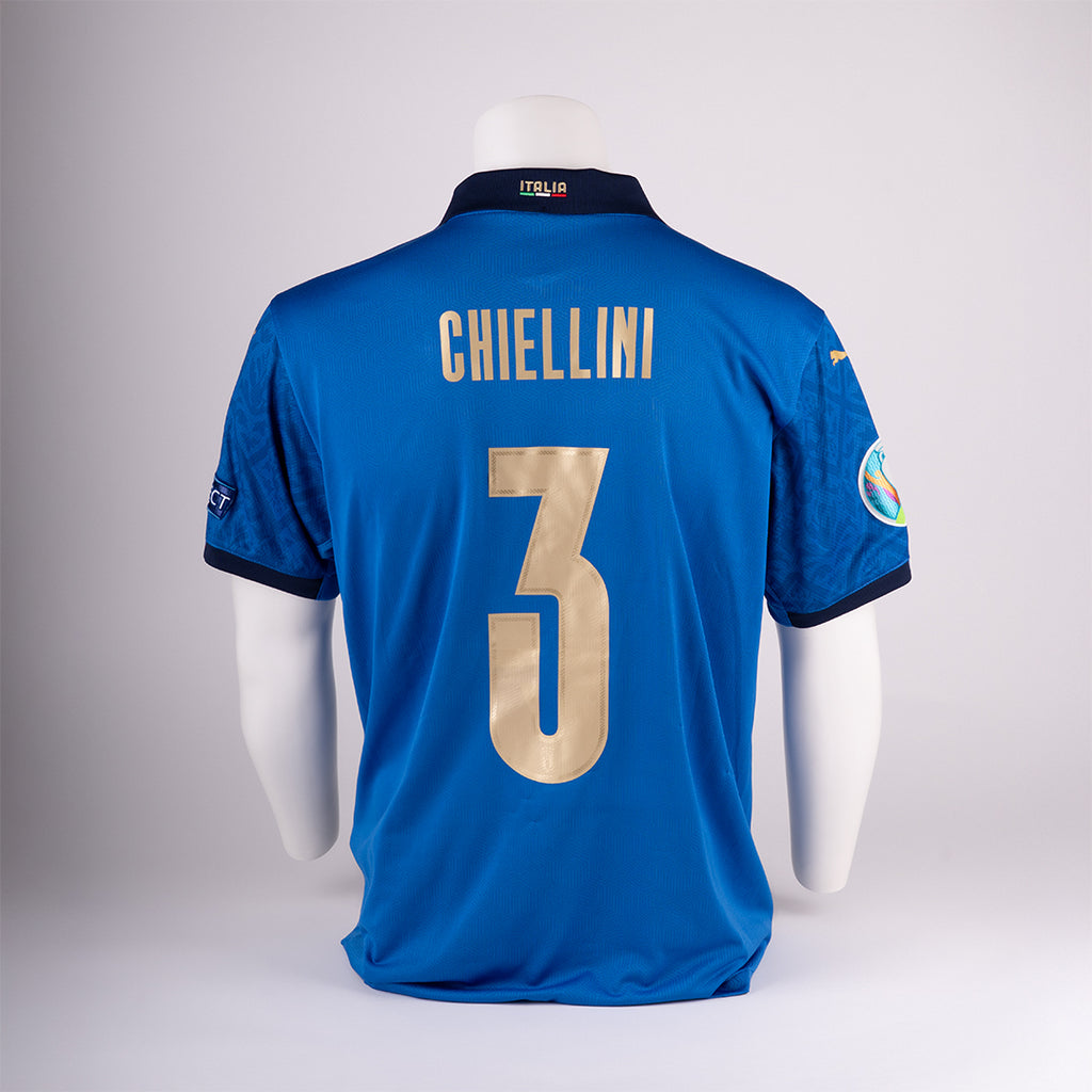 Giorgio Chiellini – Italy Euro 2020 (Prepared Jersey – Final vs England)