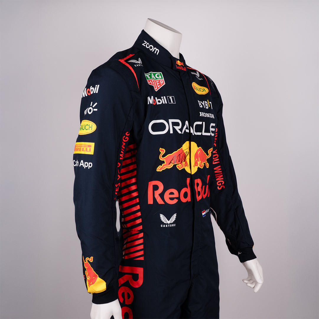Max Verstappen – Tuta indossata in gara autografata