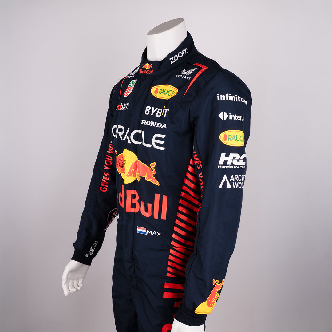 Max Verstappen – Tuta indossata in gara autografata