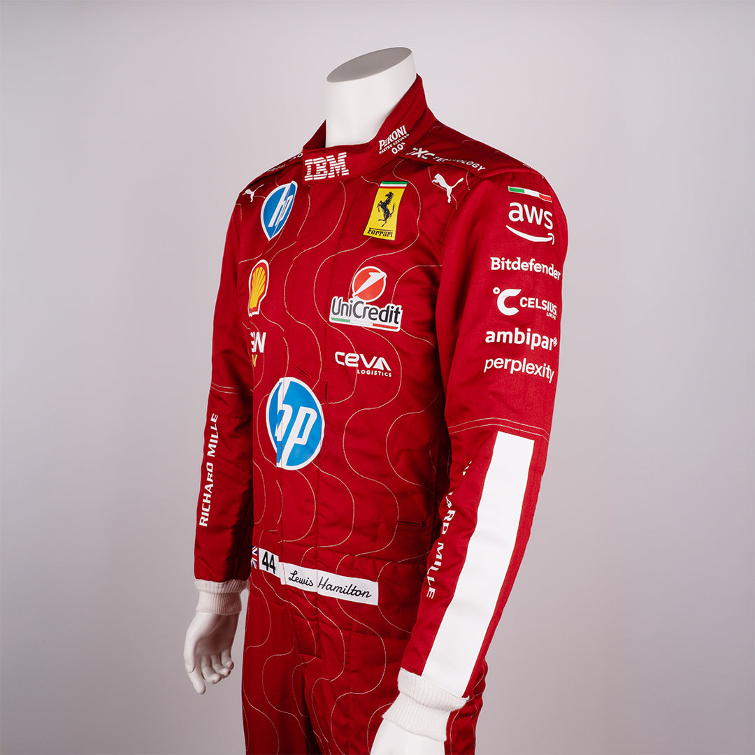 Lewis Hamilton Ferrari Race Suit – Monza Special Edition (2025)