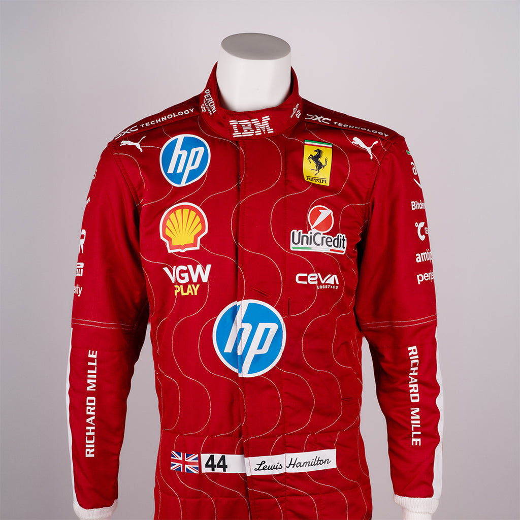 Lewis Hamilton Ferrari Race Suit – Monza Special Edition (2025)
