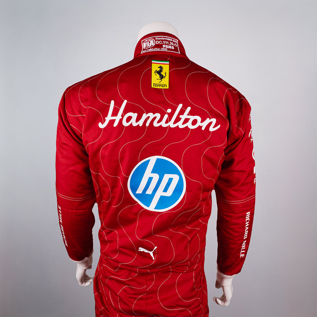 Lewis Hamilton Ferrari Race Suit – Monza Special Edition (2025)