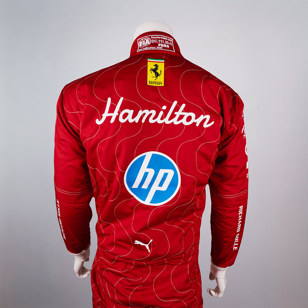 Lewis Hamilton Ferrari Race Suit – Monza Special Edition (2025)