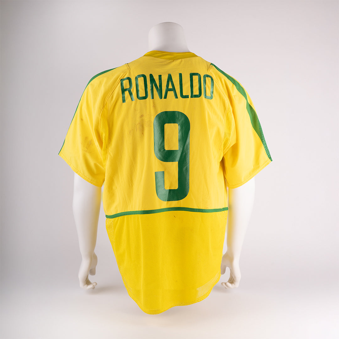 Ronaldo Nazário – Brazil 2002 World Cup (Match Worn)