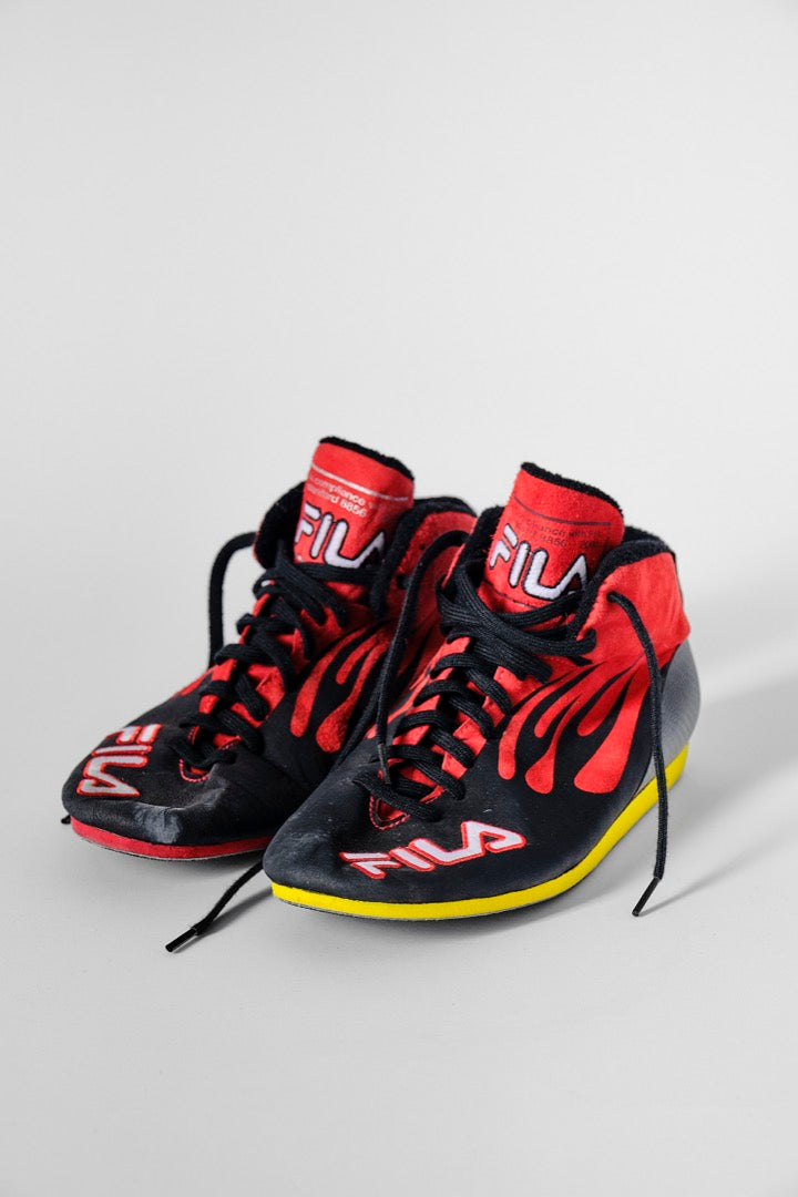 Scarpe da corsa FILA F1 firmate da Rubens Barrichello (Ferrari, 2003)