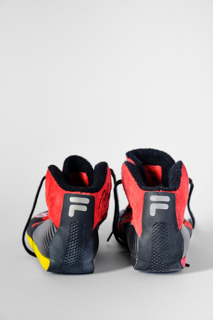 Scarpe da corsa FILA F1 firmate da Rubens Barrichello (Ferrari, 2003)