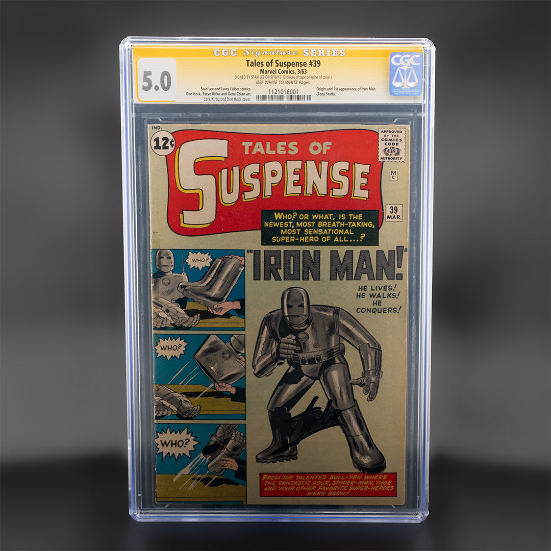 Iron Man - 1963 signed Stan Lee