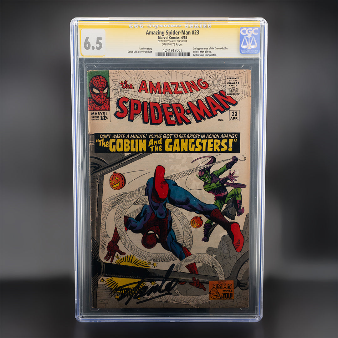 Amazing Spider-Man #23 (1965) - Signed by Stan Lee