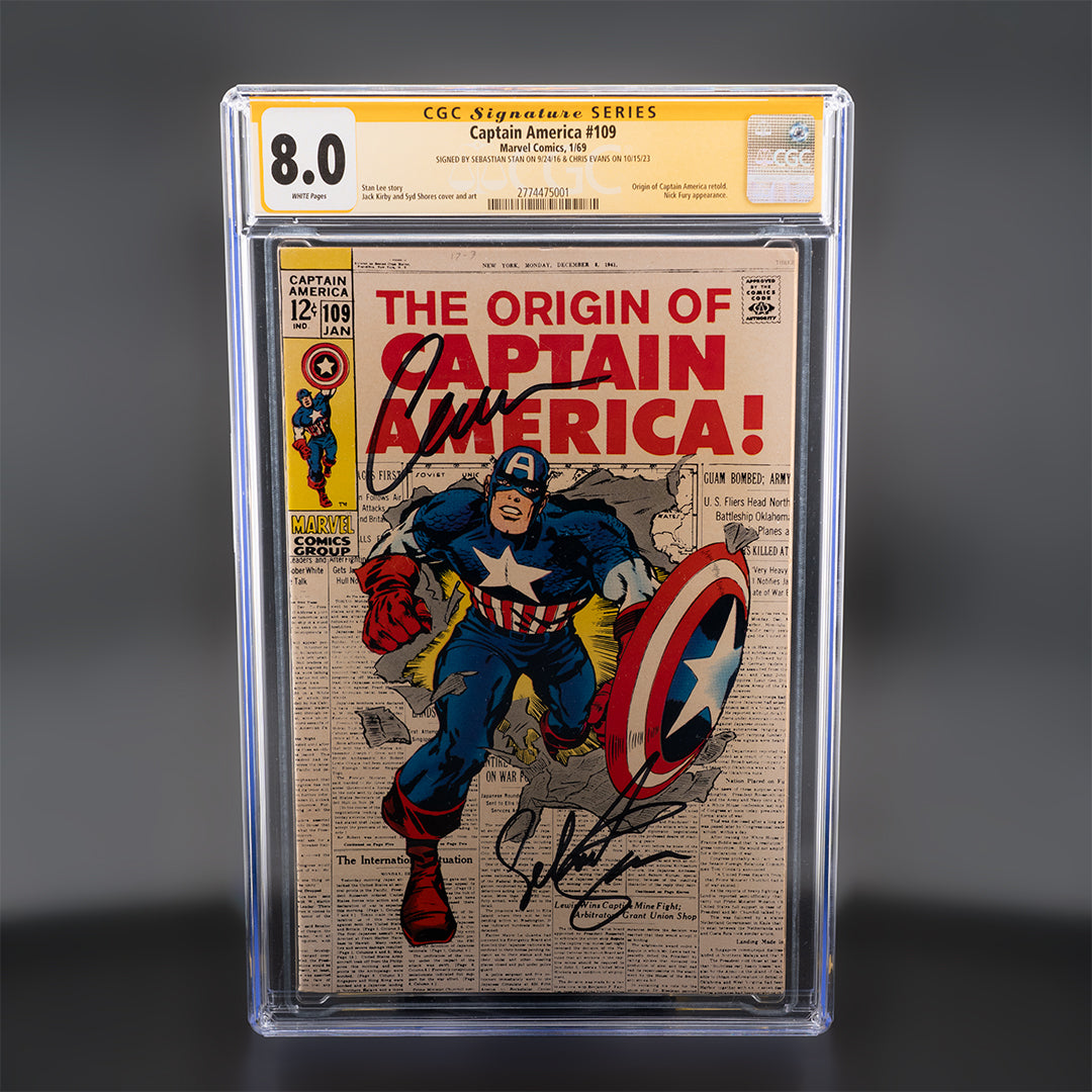 Captain America #109 (1969) - Signed