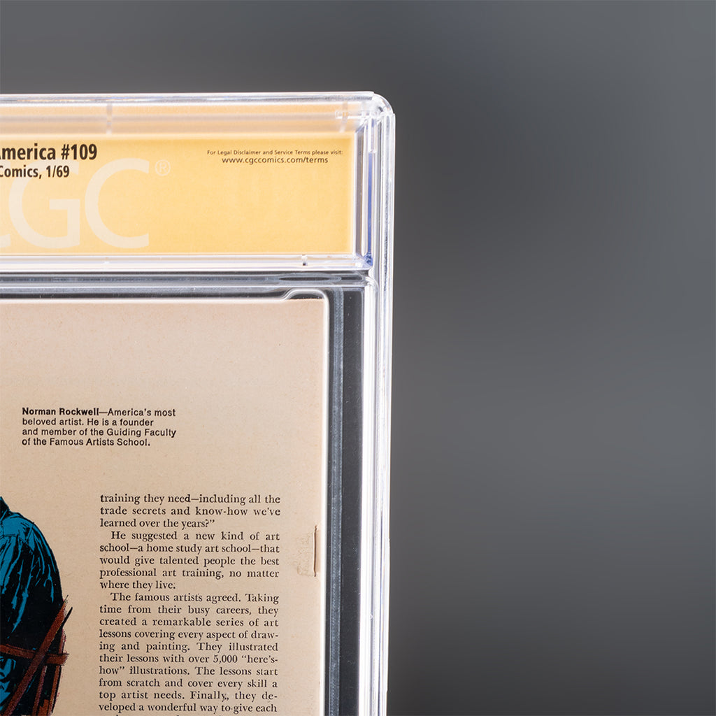 Capitan America #109 (1969) - Firmato