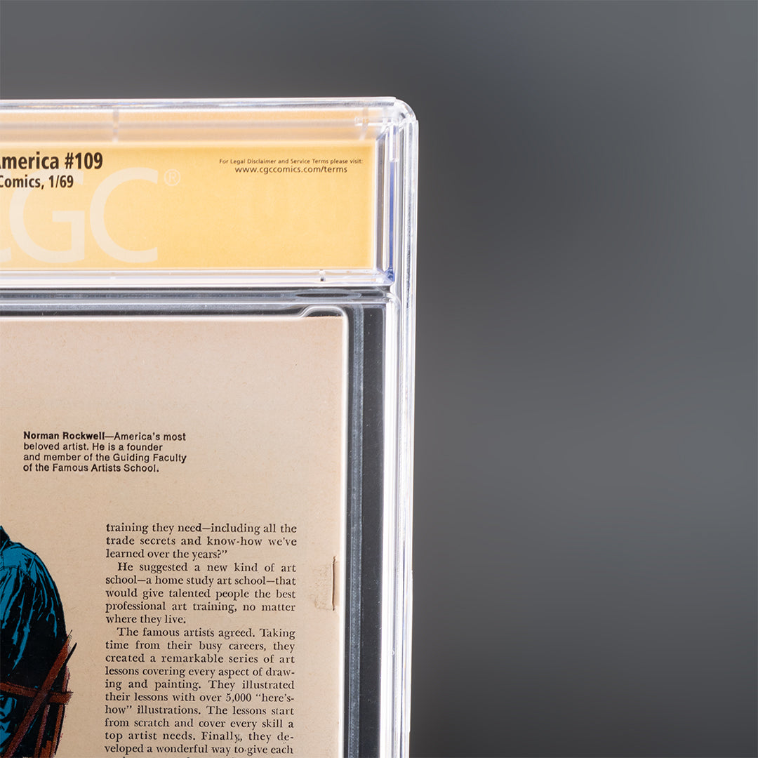 Capitan America #109 (1969) - Firmato