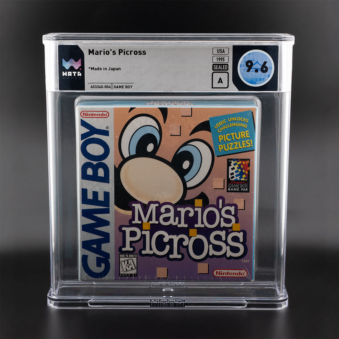 Mario's Picross (1995) - Game Boy - Sealed