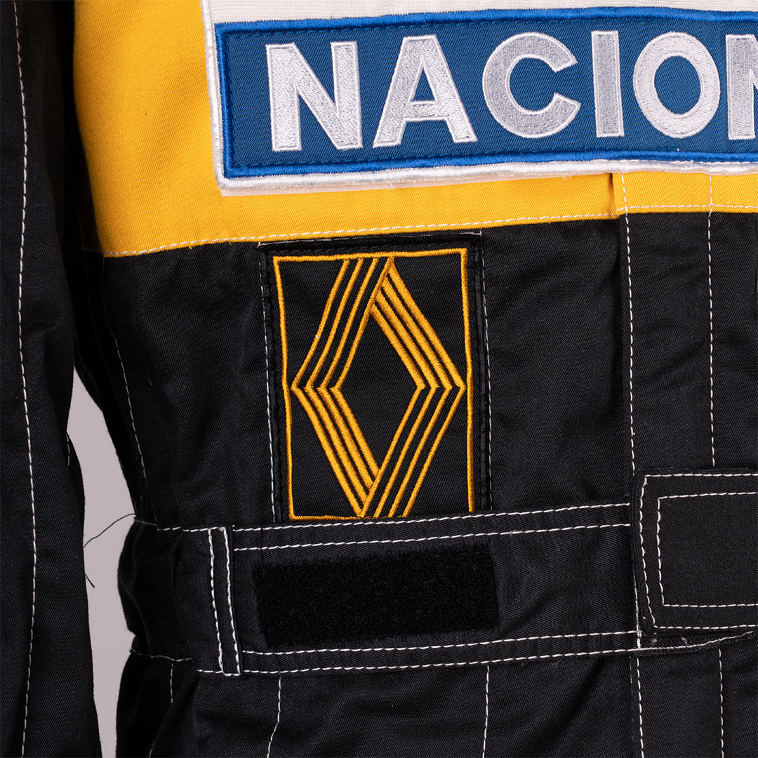 Ayrton Senna – Lotus JPS racing suit worn at the Imola Grand Prix (1985)