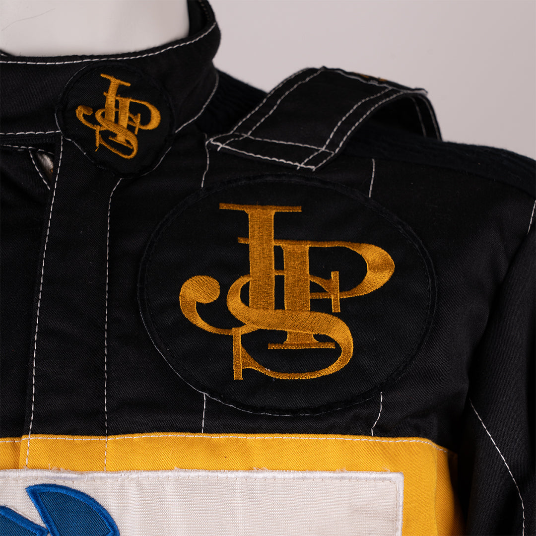 Ayrton Senna – Lotus JPS racing suit worn at the Imola Grand Prix (1985)