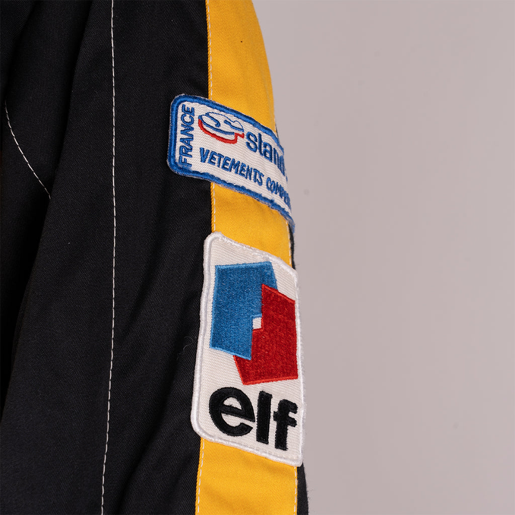 Ayrton Senna – Lotus JPS racing suit worn at the Imola Grand Prix (1985)