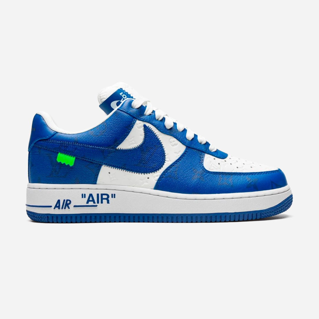 Louis Vuitton x Nike Air Force 1 Low “White/Royal” by Virgil Abloom