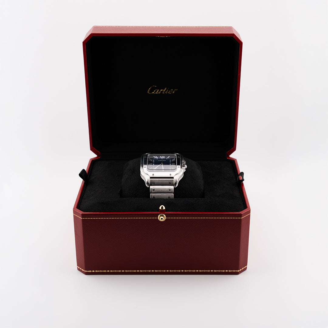Cartier – Santos De Cartier Blue Dial