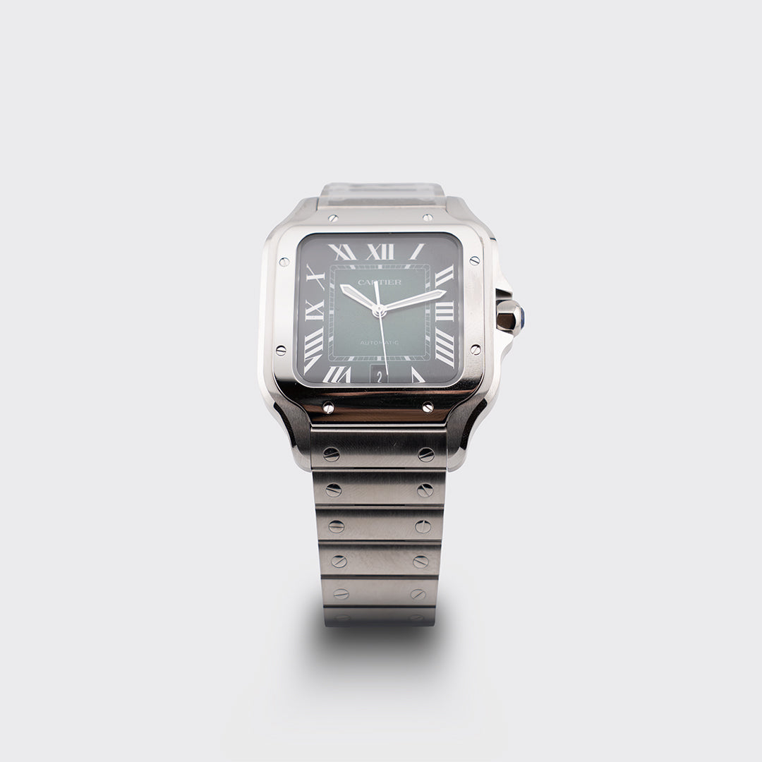 Cartier – Santos De Cartier Green Dial