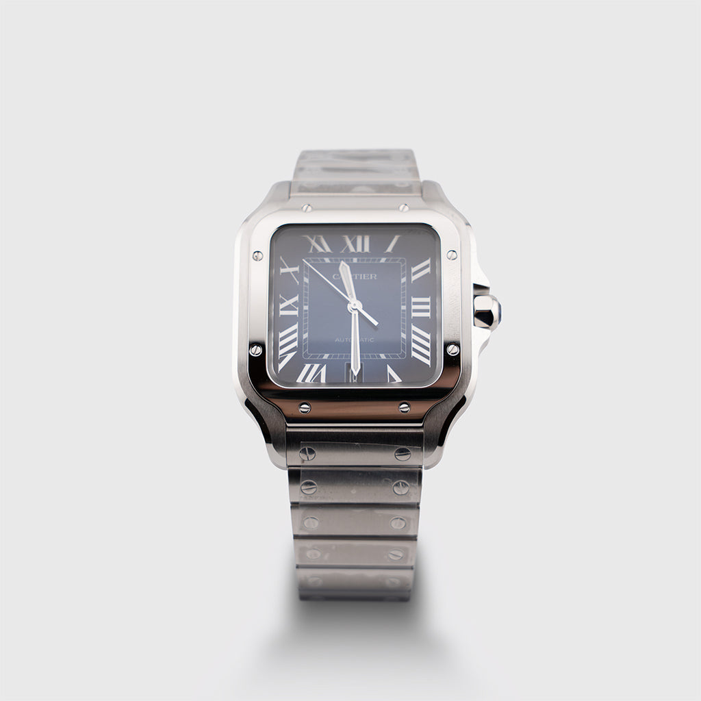 Cartier – Santos De Cartier Blue Dial