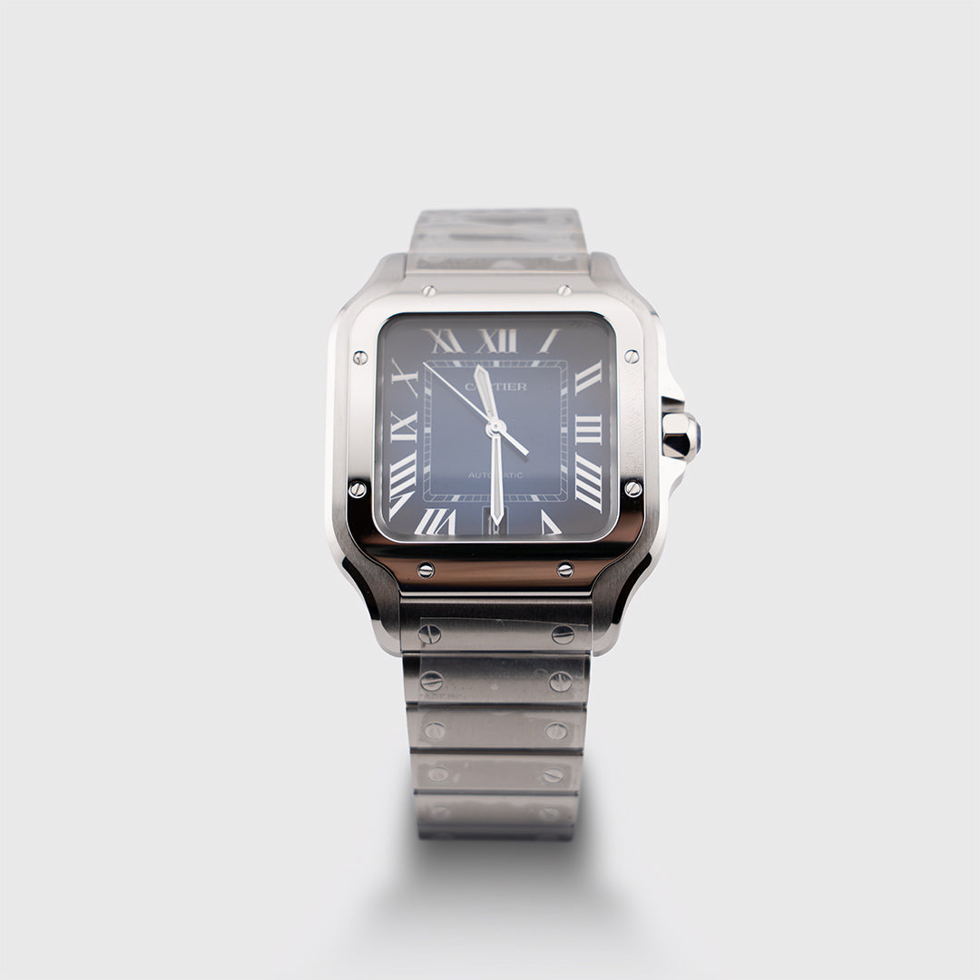 Cartier – Santos De Cartier Blue Dial